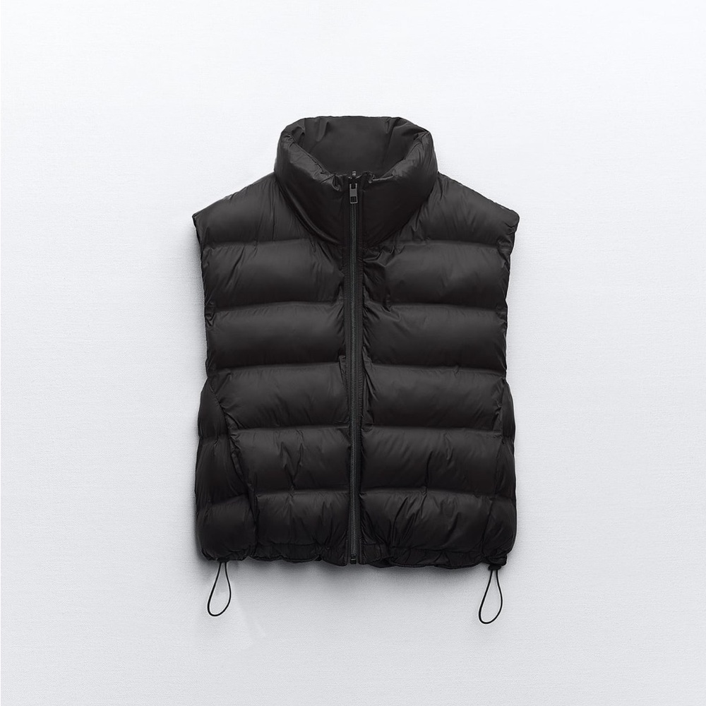 Zara reversible water repellent cropped vest